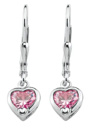 Produktbild von Prinzessin Lillifee 9081905 Ohrhänger mit rosa Herzen