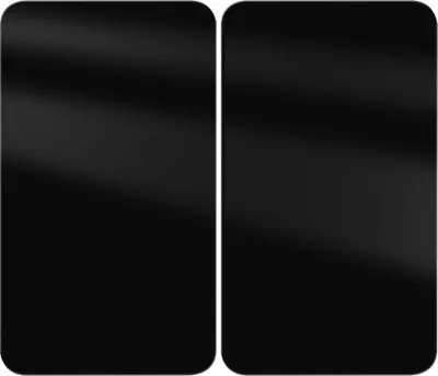 Produktbild von WENKO hitzebeständige Glasabdeckplatten, Universal Schwarz 2er