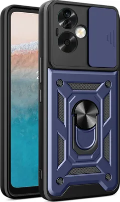 Produktbild von Hülle für Oppo A79 5G Magnetische Ring Ständer Halter Dia Kameraschutz TPU Bumper Silikon Schutzhülle Blau