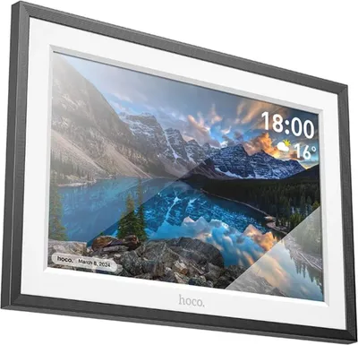 Zdjęcie produktu dla Cyfrowa ramka na zdjęcia Hoco 10,1" 1GB / 32GB HI13 czarny