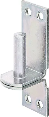 Produktbild von Alberts Kloben auf Platte | DI-Haken | galvanisch verzinkt, dickschichtpassiviert | Dornmaß Ø13 mm | Platte 100 x 35 mm | 10er Set