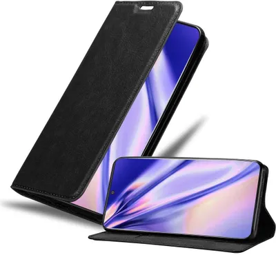 Immagine prodotto di Cadorabo custodia per Samsung Galaxy NOTE 10 PLUS cover protettiva in nero custodia per cellulare cover chiusura magnetica