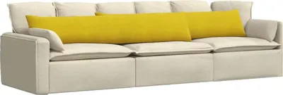 Obrázok produktu pre vidaXL Vankúše na pohovku, 2 ks, žlté, 200 x 40 cm, manšestr