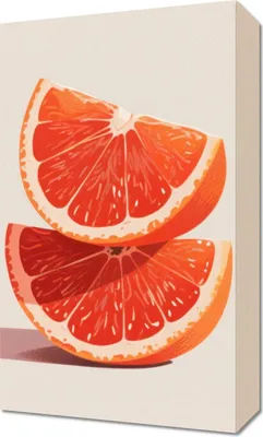 Produktbild von Bild 30x50cm Orangen Retro Vintage fürs Wohnzimmer