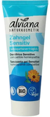 Productafbeelding van Alviana Tandpasta gel sensitief (75 ml)