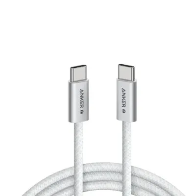 Obrázok produktu pre Kábel Anker Zolo USB-C/USB-C, 1,8 m, 240 W, biely