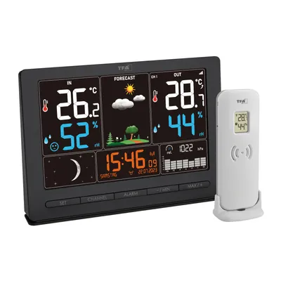 Produktbild von Funk-Wetterstation SEASON 2 mit Farbdisplay, 35.1118.01, TFA Dostmann