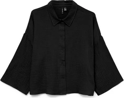 Zdjęcie produktu dla Krótka bluzka z krótkimi rękawami z kieszonką | XL