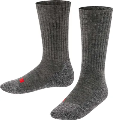 Produktbild von FALKE Kinder Socken - Active Warm, Kurzsocken, Wollmischung Grau 23-26