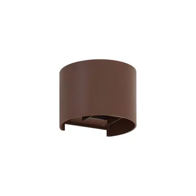 Produktbild von Lindby LED-Außendwandleuchte Nivar, rund, rost, Metall, IP54