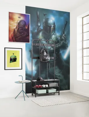 Produktbild von Komar Vlies Fototapete "Star Wars Classic Bounty Hunter" - Größe: 150 x 280 cm (Breite x Höhe), 3 Bahnen