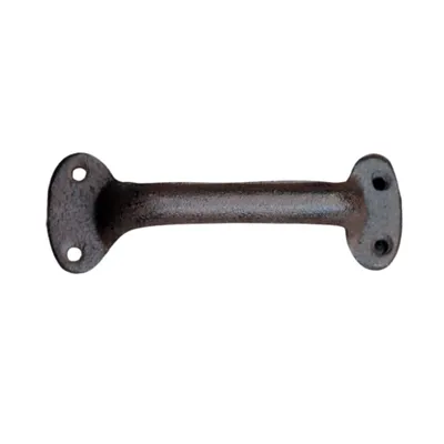 Produktbild von Möbelgriff aus massivem Gusseisen, antikbraun, 14 cm lang, 4,5 cm breit