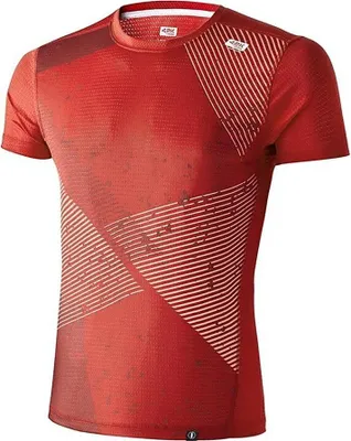 Immagine prodotto di 42k Running Elements Maglietta Kurzarm riciclata Rot L Mann Rot L
