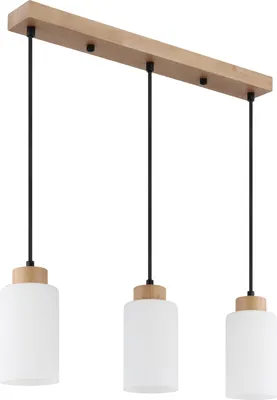 Productafbeelding van Hanglamp Rowena 3-lichts hout