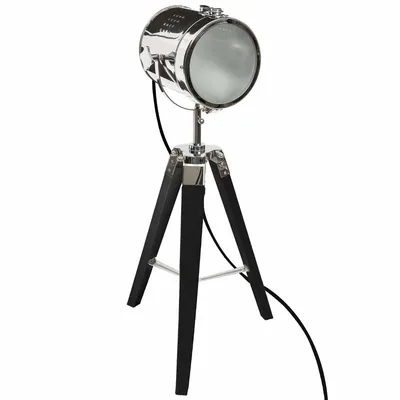 Zdjęcie produktu dla Lampa Ebor Na Trójnogu Czarna 68 Cm