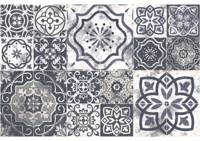 Image de Autocollants antidérapants pour sol avec film protecteur – Carreaux de ciment SURO – 1 autocollant, 60 x 90 cm