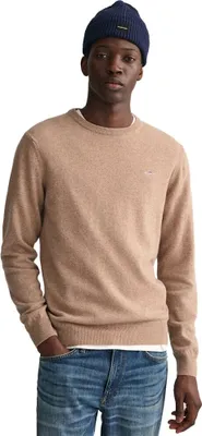 Image de Gant Superfine Lambswool Pullover Braun XL Mann Braun XL