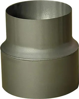 Produktbild von Abgasrohrreduzierstück 125/120mm (Länge 160mm) schwarz