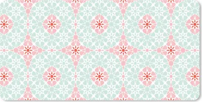 Produktbild von MuchoWow® Mauspad Mousepad Blumen - Sterne - Winter - Design 60x30 cm - Mousepads - Maus Mat - Pad - Mausunterlage - Nachhaltig