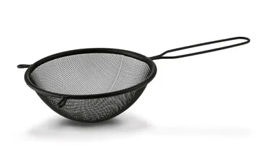Zdjęcie produktu dla Durszlak kuchenny Durszlak do odsączania Durszlak do gotowania Nowy Metal Czarny Durszlak Könighoffer 16 cm