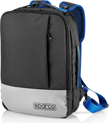Immagine prodotto di Sparco SPBACKPACK borsa per laptop 39,6 cm (15.6") Zaino Nero Blu Grigio