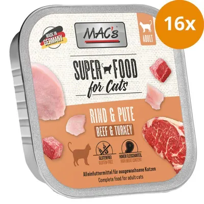 Immagine prodotto di MAC's Cat Rind & Pute 85gx16