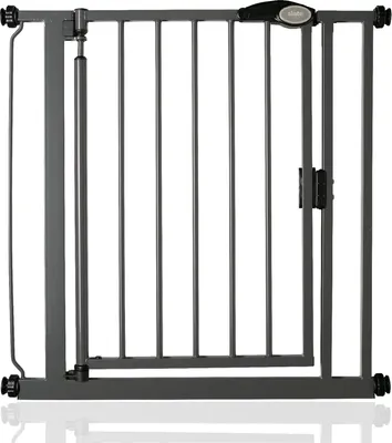 Produktbild von Safetots Druckmontage Selbstschließendes Treppengitter, 75cm - 82cm, Grau