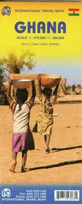 Produktbild von Topographische Karte Ghana 1 : 570.000