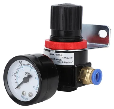 Druckminderer mit Manometer, 0,1–1 MPa, 8 mm Anschluss