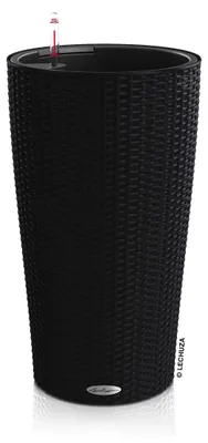 Obrázek produktu pro Lechuza Samozavlažovací květináč Cilindro Cottage, průměr 32 cm, černá