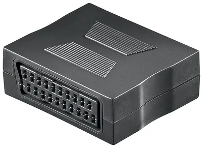 Immagine prodotto di Adattatore SCART, nero, con 21 pin