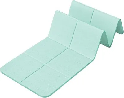 Obrázok produktu pre Podložka na jogu – 183 x 81 x 0,8 cm – Skladacia tréningová podložka – Protišmyková športová podložka – Podložka na gymnastiku a pilates – Prenosná a široká – Vhodná na jogu, strečing