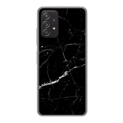 Produktbild von MuchoWow® Handyhülle Schutzhülle Hülle für Samsung Galaxy A53 5G Marmor - Schwarz - Marmoroptik - Weiß - Luxus - Stein Silikon Softcase Handy Hülle - Schutzabdeckung