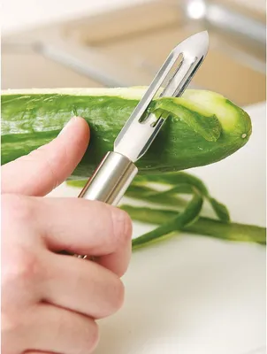 Produktbild von WMF Profi Plus Gemüseschäler 19 cm aus Cromargan Edelstahl für müheloses Schälen