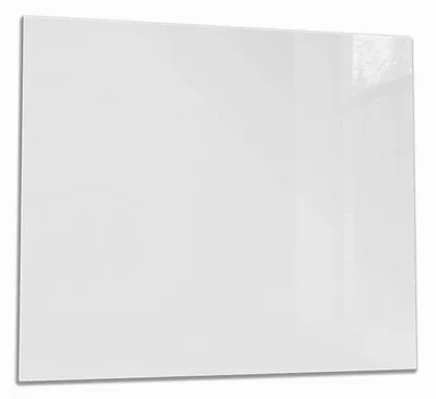 Produktbild von Wallario Herdabdeckplatte aus Glas, Größe 60 x 52 cm 1-teilig, Motiv Weiß