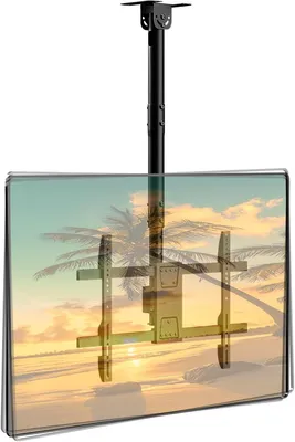 Image de Support mural inclinable pour télévision, compatible avec les téléviseurs de 43 à 86 pouces, capacité de charge de 60 kg, norme VESA 600x400