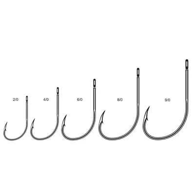 Produktbild von VMC 7116 Saltwater Specimen / Octopus Hook - Einzelhaken, Größe/Packungsinhalt:Gr. 6/0 / 9 Stück