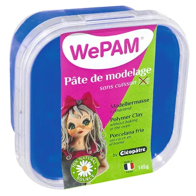 Obrázok produktu pre WePAM, modelovacia hmota tvrdnúca na vzduchu, 145 g, kráľovská modrá