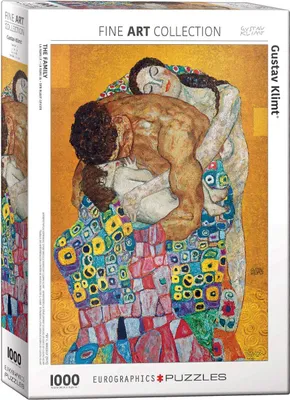 Image de Gustav Klimt- La famille - Puzzle de 1000 pièces au format 68x48 cm