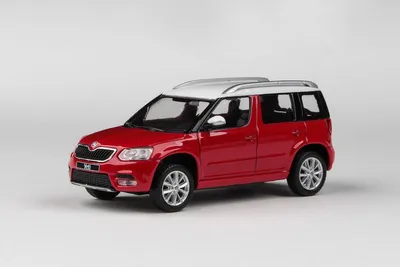 Zdjęcie produktu dla Skoda Yeti FL (2013) - Red Corrida Uni ABREX 1:43