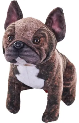 Image de Peluche bouledogue français avec son - 18 cm