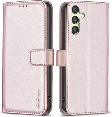 Produktbild von Samsung Galaxy A25 Hülle - BINFEN Klapphülle - Roségold