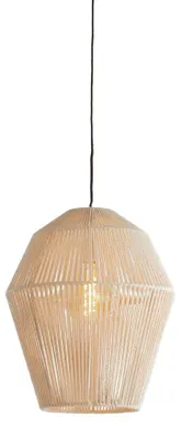 Produktbild von Light & Living - Hängeleuchte Deya - Creme - Ø38cm Hängelampe - Esstischlampe - Wohnzimmerlampe - Schlafzimmerlampe - Wohnzimmer