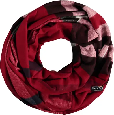 Produktbild von FRAAS Schal Cashmink® Scarf with FRAAS Plaid Red rot mehrfarbig