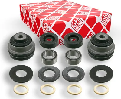 Produktbild von FEBI BILSTEIN Reparatursatz Fahrerhauslagerung 10783 Vorne für MAN F 90 17mm 22mm 18mm Gummi 30mm 47mm 1,64kg