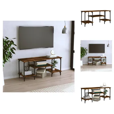 Immagine prodotto di mobile TV vidaXL rovere fumé 102x35x45,5 cm materiale a base di legno - Mobili TV