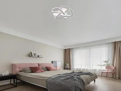 Imagen del producto de Lámpara de techo LED con control remoto, 140W - J1332/W