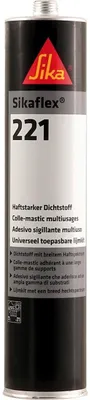 Produktbild von Sikaflex 221 300ml Kartusche stahlgrau