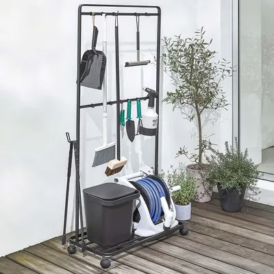 Immagine prodotto di Scaffale portarotoli Yamazaki Tower in acciaio nero