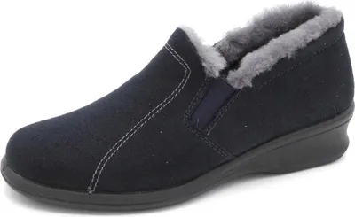 Produktbild von Rohde Slipper 50 Microvelours Blau - Größe 38